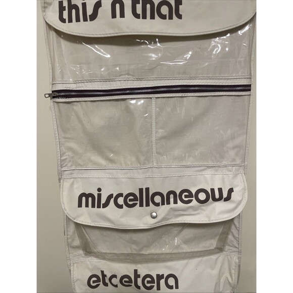 This ‘N That Vintage 1980’s Hanging Organizer Jewelry Bathroom Closet Spell Out - Picture 3 of 11